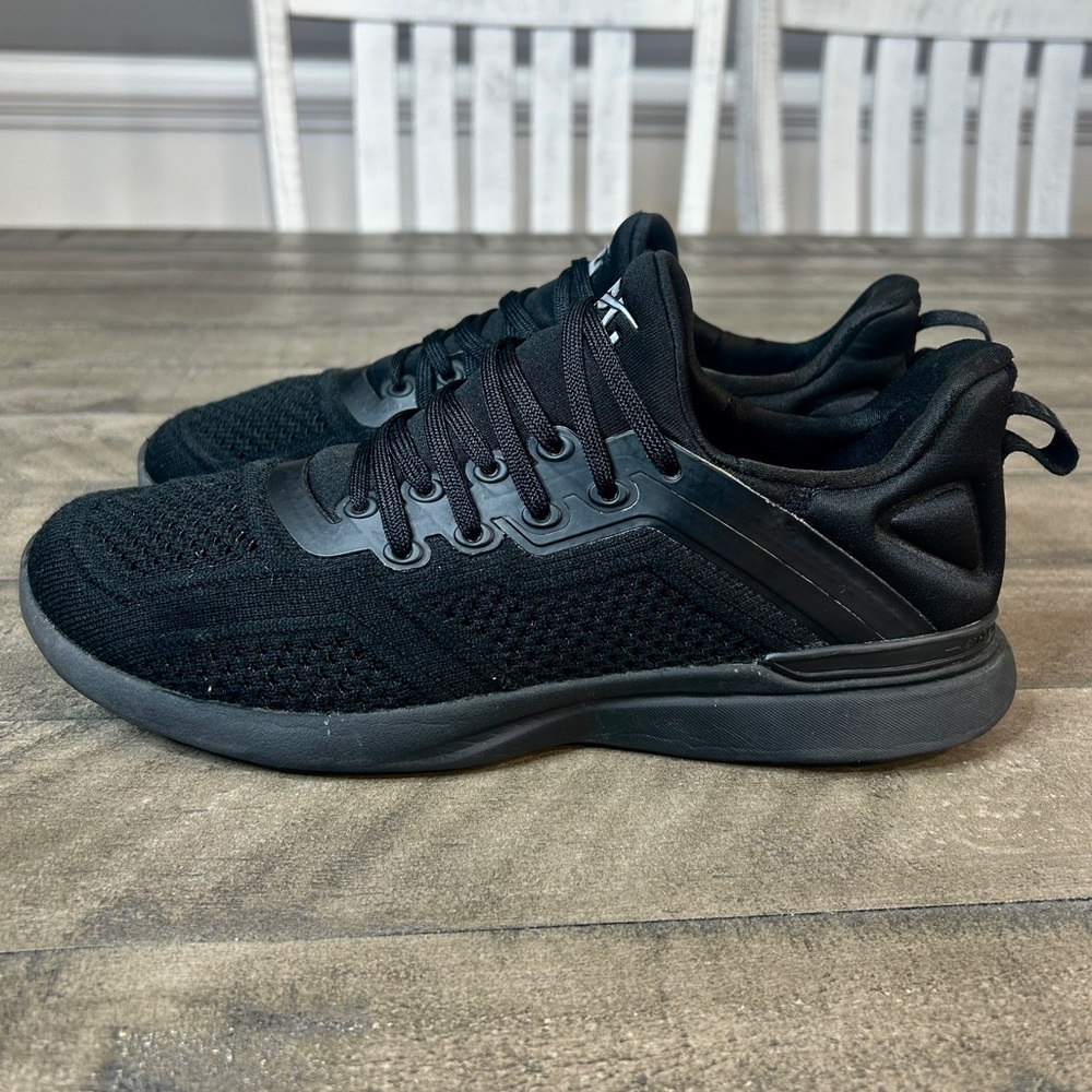 APL Black Knit Athletic Sneakers